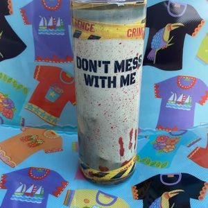 Crime scene 20oz skinny tumbler